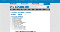 Desktop Screenshot of lys-sorulari.com